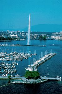 La vue sur Genève