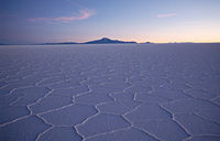 Le célèbre Lac de Sel d'Atacama, Chili