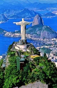 La montagne de Corcovado de Rio de Janeiro 