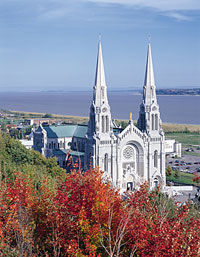 Lieu saint de Sainte-Anne-de-Beaupre, de Québec