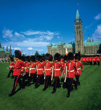 Les gardes du palais royal d'Ottawa