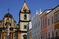 Une église catholique du 18ème siècle à Salvador