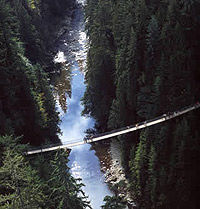 Le pont suspendu Capilano, Vancouver