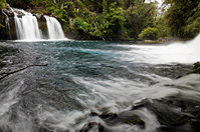 Les merveilleuses cascades de Petrohue, Patagonie