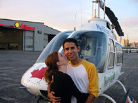 Une balade romantique en hélicoptère à Toronto