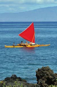 Une navigation en pirogue à balancier à Maui