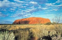 Le majestueux dôme rouge d'Uluru, Ayers-rock