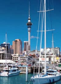 Le port maritime d'Auckland