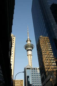 La Sky Tower, le plus haut bâtiment de l'hémisphère sud, Auckland