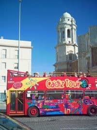 Une visite de la ville de Cadix en bus à impérial, Andalousie