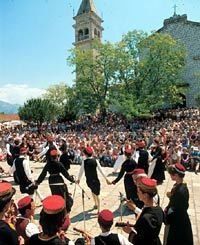 La culture traditionnelle des danses folkloriques de Dubrovnik