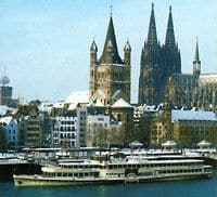 La ville de Cologne en Allemagne