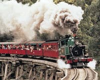 Le train à vapeur Puffing Billy, Melbourne