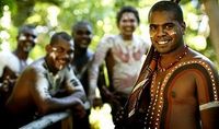 Un groupe d'aborigène au parc culturel, Palm Cove
