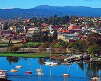 Une ville touristique aux architectures historique, Tasmanie