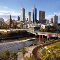 Une vue sur les sites historiques de Melbourne