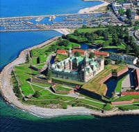 Le célèbre château de Kronborg, Danemark
