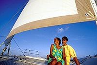 Un moment de détente à bord du catamaran de luxe, Aruba