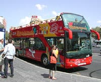Un bus touristique pour la visite de Majorque, Baléares