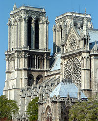 La cathédrale Notre Dame, Paris 