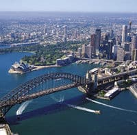 Une vue sur le port et l'Opéra de Sydney, Gold Coast