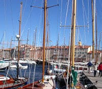 Une visite du port de Saint Tropez