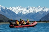 Le rafting dans la catégorie 1 de l'eau calme, Christchurch