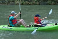 Une aventure fluviale inoubliable en kayak de la rivière vers l'océan, Dominique
