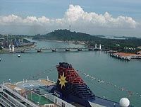 Le port de croisière de Singapour