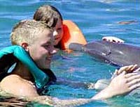 Interaction avec les dauphins d'Ocho Rios
