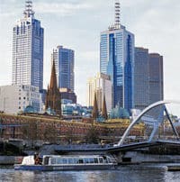 Une vue magnfique des gratte-ciel de Melbourne