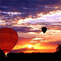 Une aventure en montgolfière, Alice Springs