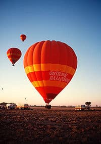 Vol en montgolfière au lever du soleil à Alice Springs