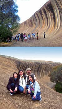 Wave Rock, un des monuments naturels les plus incroyables de l'Australie, Perth