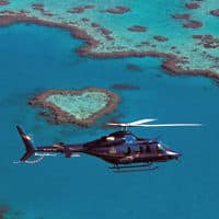 Un vol panoramique en hélicoptère sur les îles Whitsundays