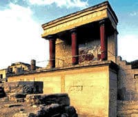 Visite de l'ancien palais de Knossos, Héraklion 