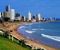 La magnifique plage Addington, Durban