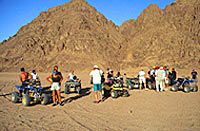 Excursion en quad dans le désert égyptien, au départ de Charm el-Cheikh