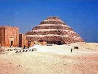 La plus ancienne pyramide d'Égypte à Sakkara, Egypte