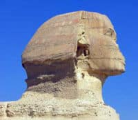 La statue Sphinx, Gizeh