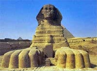 Une visite du Sphinx, Gizeh
