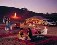 Camping au désert de Dubaï