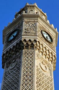 La tour d'horloge d'Izmir, Turquie