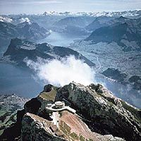 Le sommet du mont Pilate à 7000ft, Lucerne