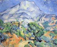Une peinture de la montagne Sainte Victorine, Aix en Provence