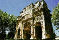 L'arc de Triomphe d'Orange, Avignon