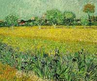 Un paysage peint par Van Gogh, Avignon