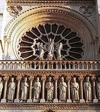 Notre-Dame Rose Window, Paris