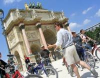 Visite à vélo de l'Arc de Triomphe, Paris