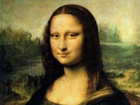 L'oevre Mona Lisa de Léonard de Vinci au Musée du Louvre de Paris